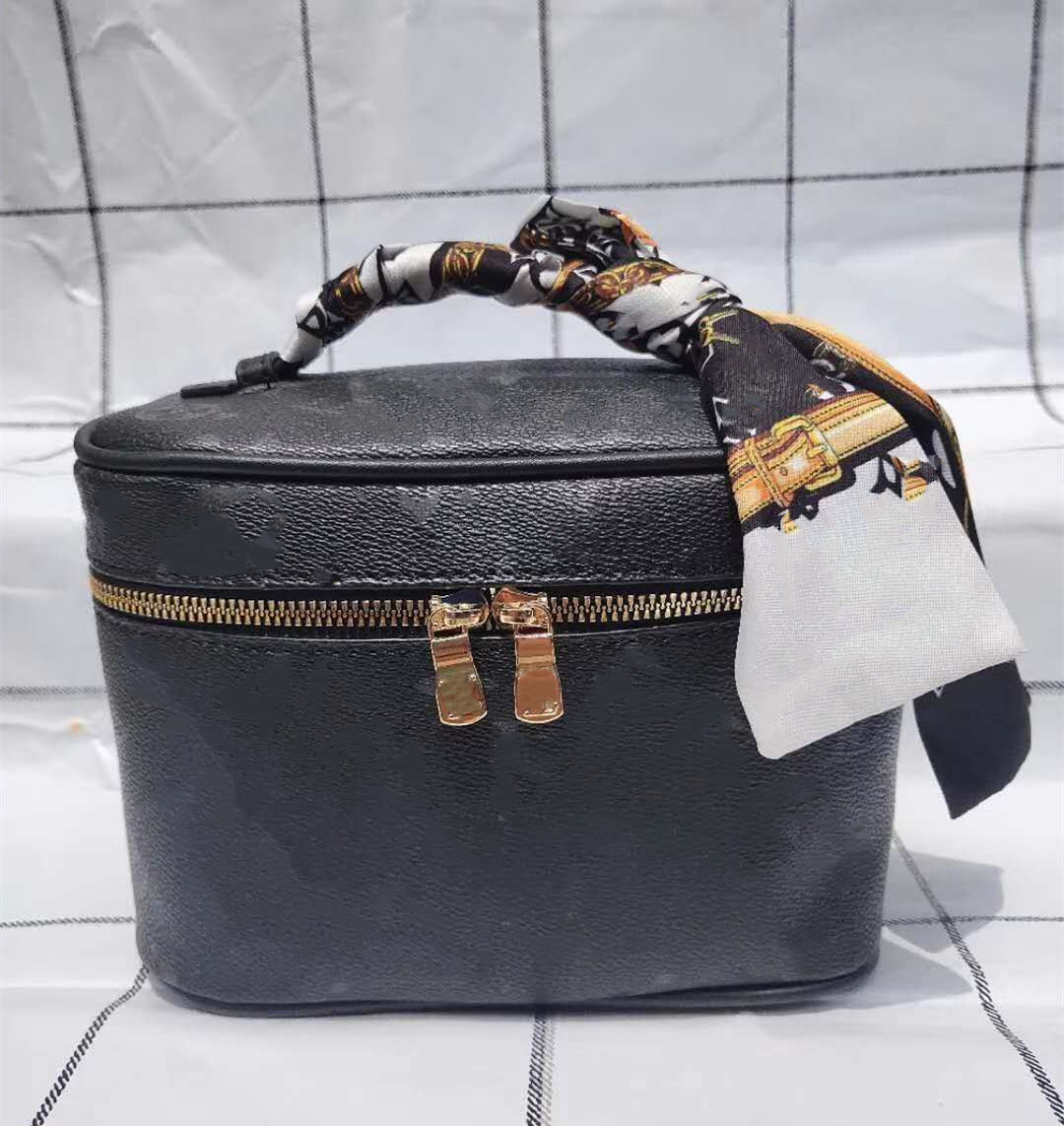 

Cosmetic Bags Cases Portable Clear Tote Small Hook Up Makeup Bag Amp Travel Organizer Toiletries Tasje Organizador Bolsos handbag, Brown letter