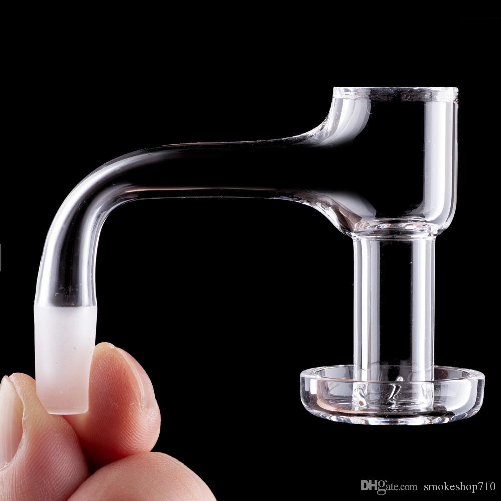 

Hookah Terp Slurper Quartz Banger Male Full weld Seamless 2.5mm Thick Nail for dab rig bong OD 20mm Bevel Edge Top