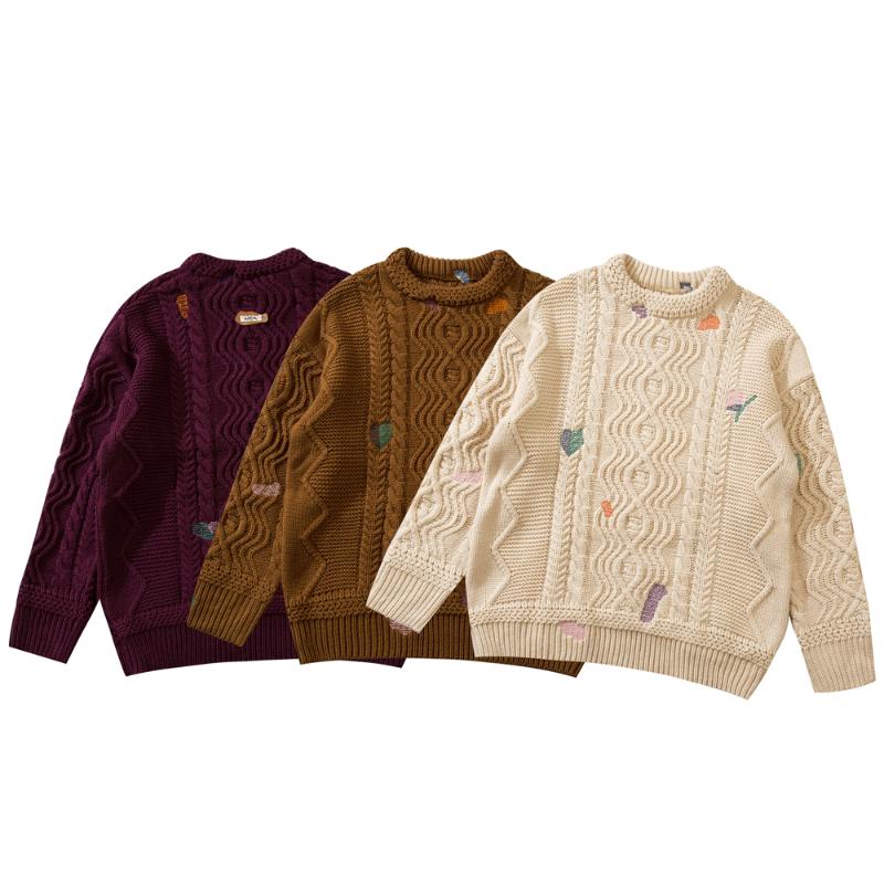 

Men's Sweaters ADER ERROR Sweater Men Women Jacquard Pattern Knit Wool Adererror Streetwear Pullovers, Ad711-1