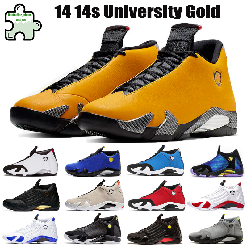 

2021 Newest Arrival Jumpman 14 14s Mens Basketball Shoes Black Toe Gym Red Turbo DMP Candy Cane University Gold Last Shot Playoff Sneakers Trainers Size 7-13, Last shot 40-47