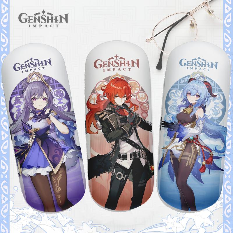 

Other Event & Party Supplies Game Genshin Impact Ke Qing Diluc Klee Glasses Case Figure Gan Yu Venti Box Eyewear Spectacle Accessories Prop