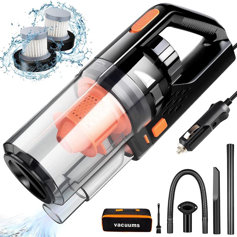 

Vacuum Cleaner 150W Car 6000PA Suction 12V Cigarette Lighter Ultralight Handheld HEPA Mini Cleaning Tool For Home
