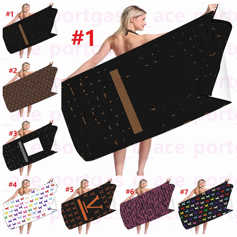 

Letters Blossom Beach Towel Microfiber Comfortable Sports Bath Towels Vintage Printed Design Bathtowels for Adults Kids 75*150cm, Real pic pls contact us