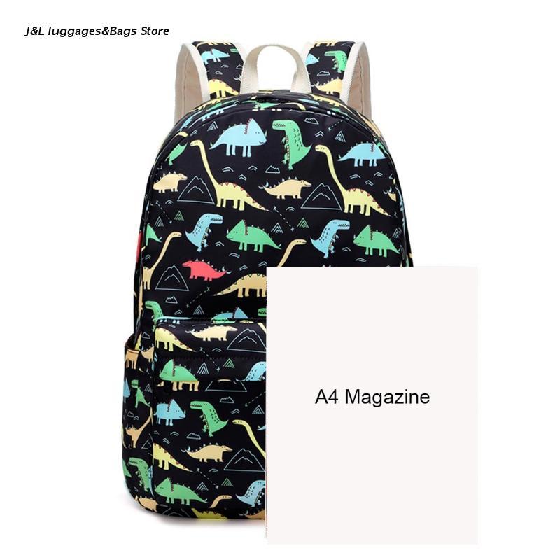 

School Bags M68C 3pcs/set Backpack Nylon Daypack Schoolbag Bookbag Lunch Bag Pencil Case, Black