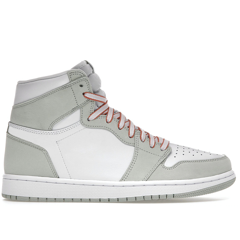 

Men Women Basketball Shoes Jumpman 1 1S High OG Seafoam Sneakers Original Box