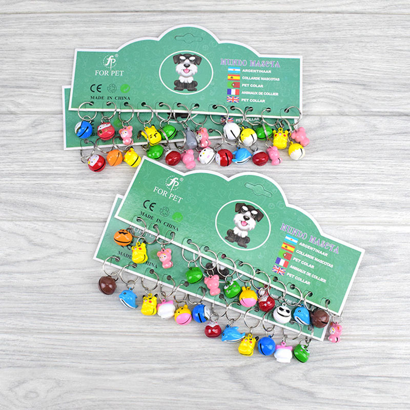 

Safety Buckle Pet Reflective Puppy Kitty Neck Bell Pendant Dog Bell Collar