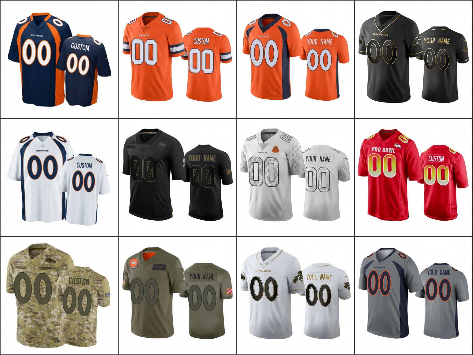 

Men DenverBroncosWomen Youth Custom Vapor Untouchable Limited Jersey, Black;red
