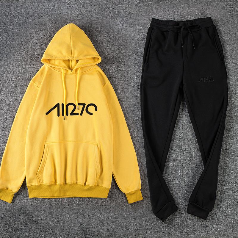 

Men's Tracksuits Fashion Brand Winter Set Fleece Hoodie Pant Thick Warm Tracksuit Sportswear Hooded Track Suits Male Sweatsuit, Red