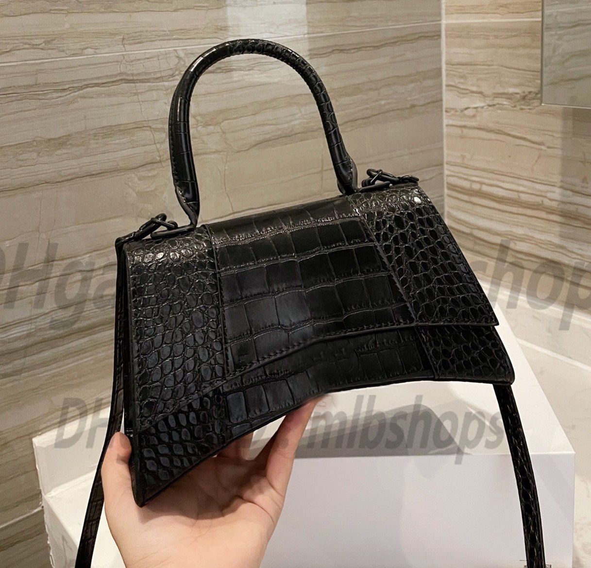 

Shoulder Bags High Quality Luxurys designers B Fashion womens Handbags wallet Clutch Crocodile pattern classic Bag Totes portable CrossBody Handbag ladies purses, No bags