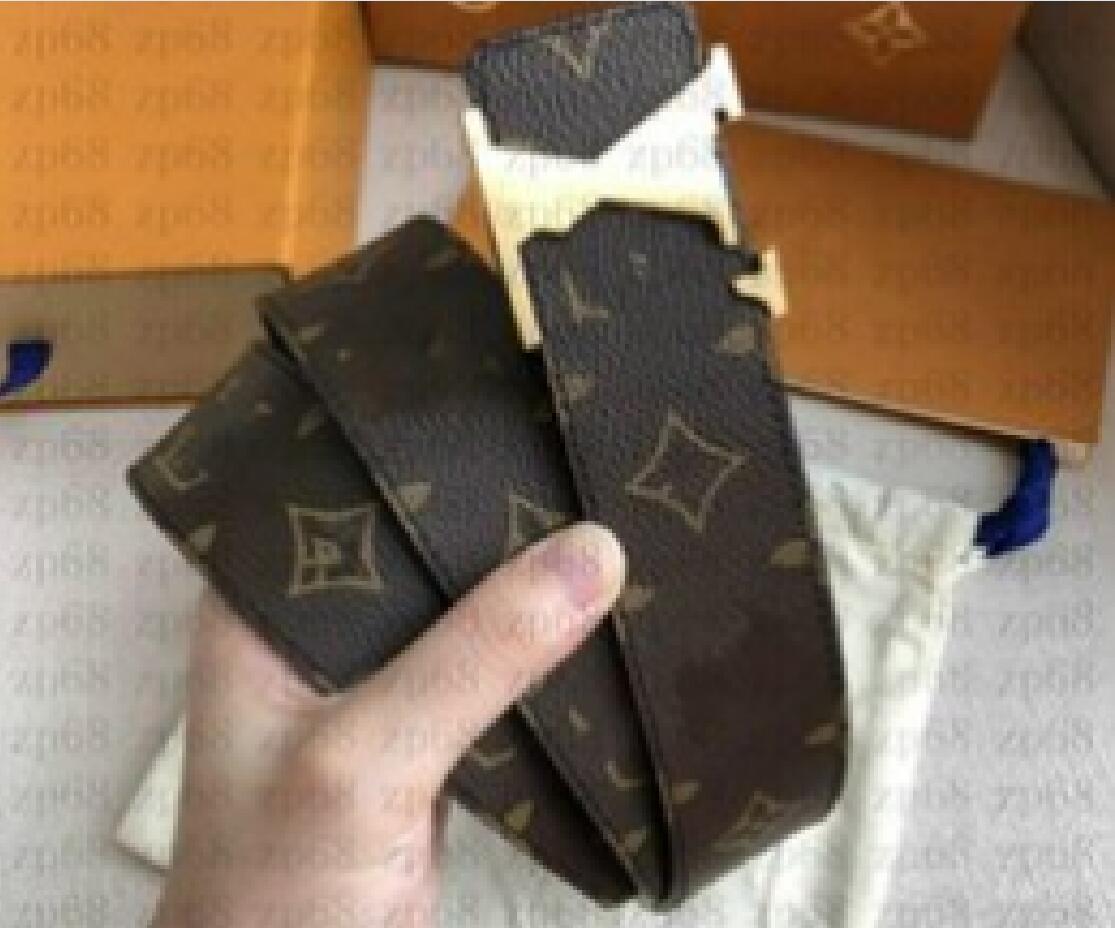 

2021 Fashion Big buckle genuine leather belt no box designer belts men women high quality new mens belts AA6