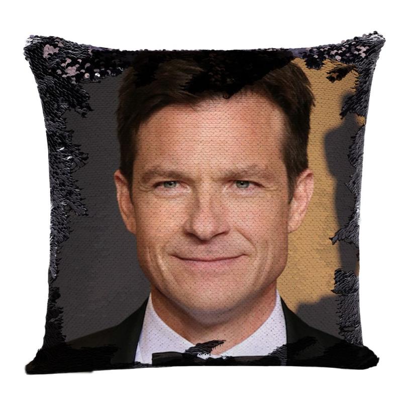

Cushion/Decorative Pillow Jason Bateman Sequin Magic Pillowslip Reversible Cover Decorative Throw Cushion Case