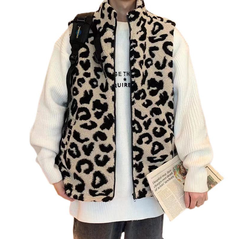 

Mens Sweaters Autumn Winter Warm Knitted Sweater Leopard Jackets Cardigan Coats Vest Male Clothing Casual Korean Clothes Argyle, Khaki