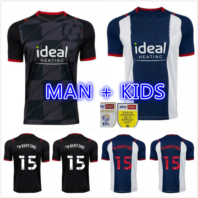 

21 22 WEST BROM home soccer jerseys 2021 2022 away football shirt camiseta de futbol BROMWICH ALBION Robson-Kanu uniform