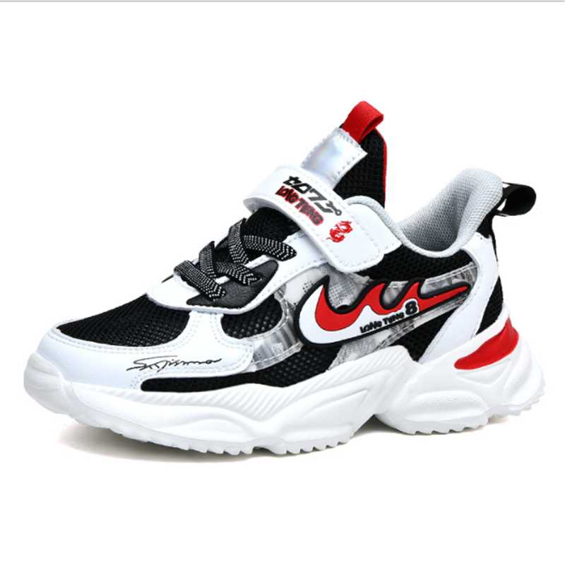 

Athletic & Outdoor 2021 Summer Kids Running Shoes Breathable Lightweight Boys Sports Non-slip Casual Girls Walking Sport Zapatillas, Black