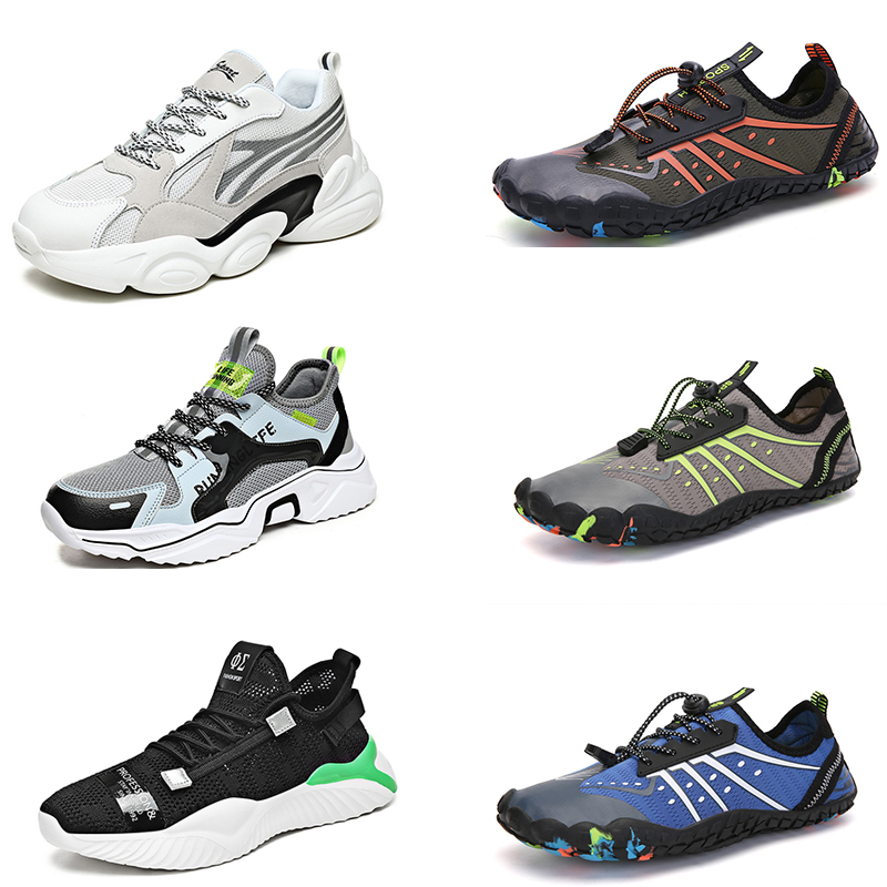 

men's shoes sports cool lightweight breathable casual white black blue trendy youth running sneakers color six
