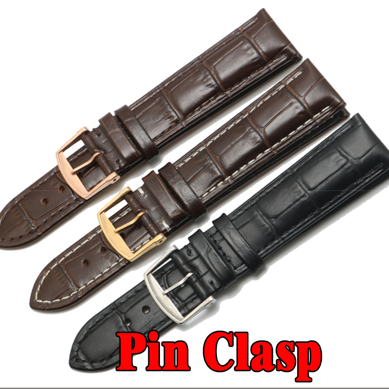 

21mm Band Watch Bracelet For Longines Masters Collection Genuine Leather Men Strap Accessories Insurance Clasp Belt