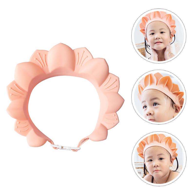 

Shower Caps Sunflower Shape Shampoo Adjustable Practical Baby