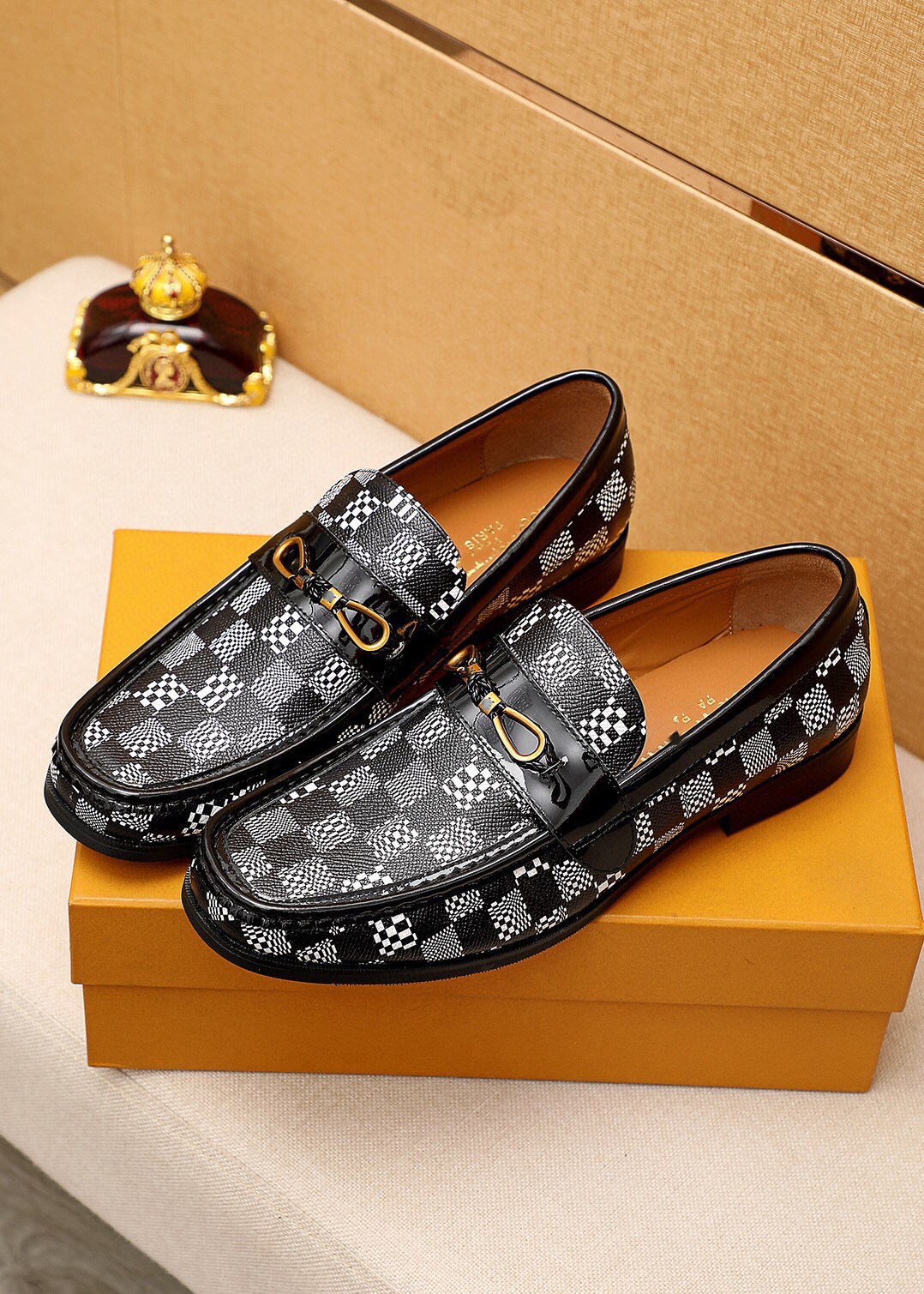

Luxury Mens Loafer Shoe Genuine Leather Snake Print Wedding Party Casual Men designer Dress Shoes Slip-On Footwear Comfortable, #02