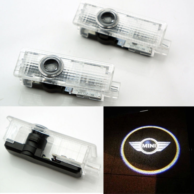 

2PCS car door light and line For Mini Cooper One S R55 R56 R58 R59 R60 R61 F55 F56 Countryman Clubman laser Lamp Projector LED Accessories