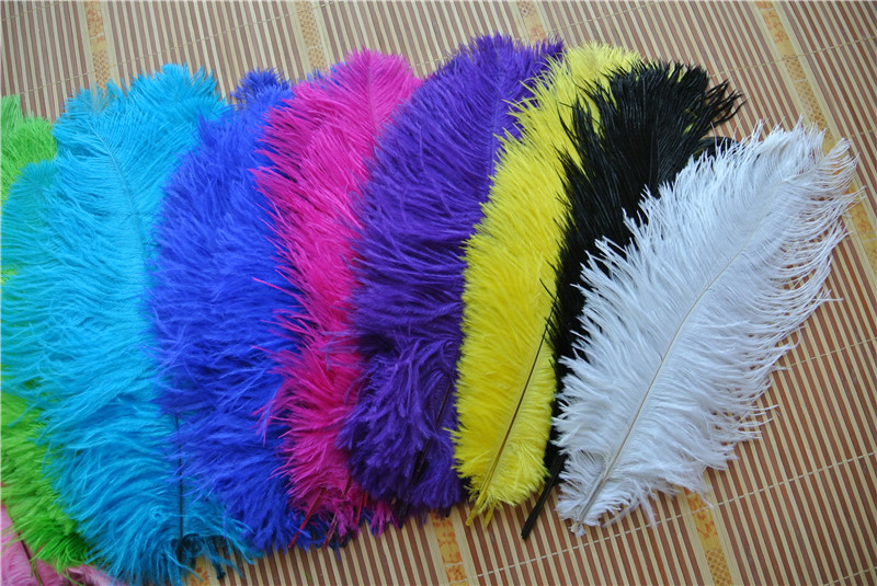 New wholesale 100pcs 12-14inches//30-35cm white ostrich feathers decor wedding