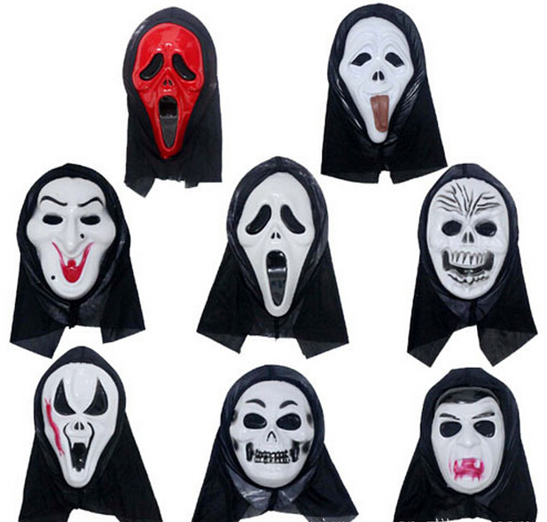 

halloween mask party scary mask ghost mask face mask scream mask costume Skull Skeleton mask Halloween Costumes masks free shipping in stock