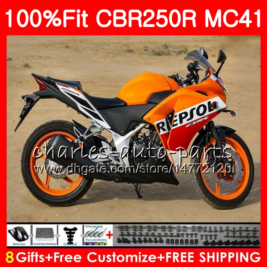 

Injection For HONDA CBR300R CBR250R Repsol orange MC41 11 12 13 14 15 9NO5 CBR250 R CBR 250R 300R CBR 250 R 2011 2012 2013 2014 2015 Fairing, No. 1