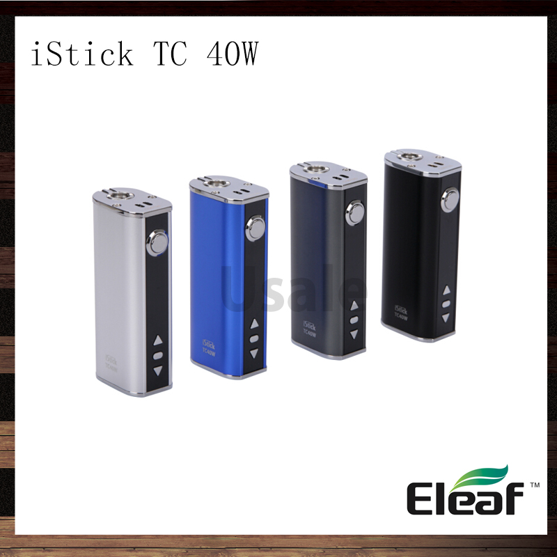 

Eleaf IStick TC 40W E-Cigarette 2600mah Battery Temperature Kit Ismoka VW 40W Screen IStick With Mod OLED Control 100% Device Mod Origi Stcb