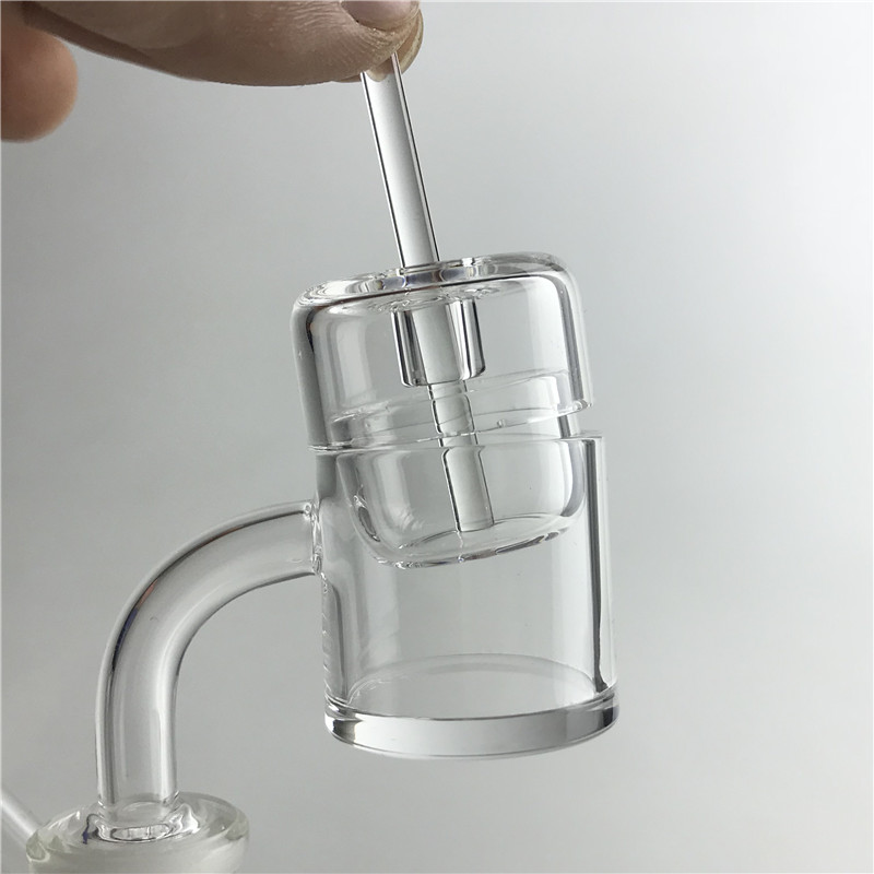 

30mm XXL Quartz Banger Insert Carb Cap Dabber Thermal Phat Skillet Nail with Flat Top Thick Bottom 10mm 14mm for Glass Water Pipes