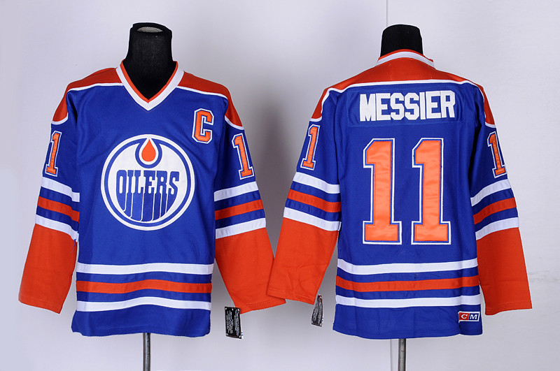 

Top Quality ! Edmonton Oilers Ice Hockey Jerseys Cheap 11 Mark Messier Retro Vintage CCM Authentic Stitched Jerseys Mix Order, White
