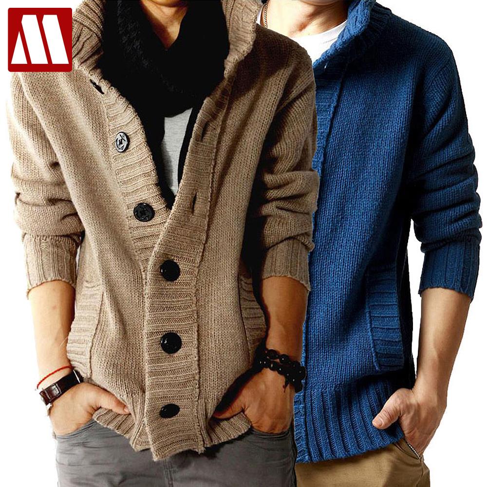 Wholesale-Free shipping men's thick sweater cardigan shirts cashmere sweater for Mens coat thicker winter men jackets S M L XL XXL C170