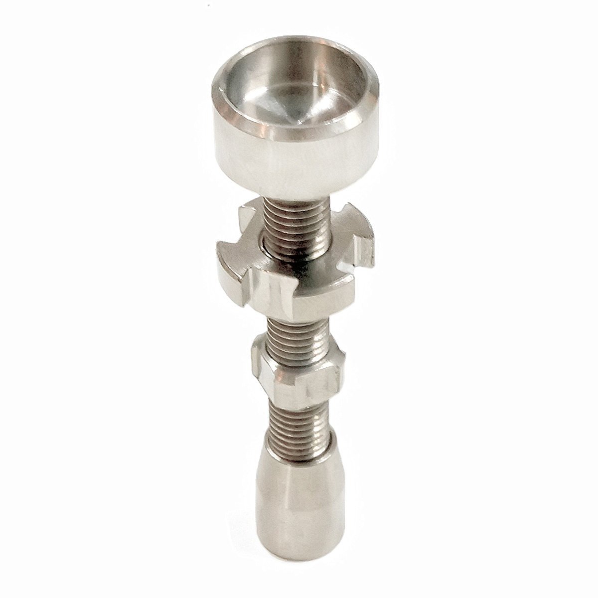 

100% Adjustable GR 2 Ti Nail 14mm & 18mm Adjustable Domeless Titanium Nail GR2 Titanium Nail 2 in 1 Glass Bongs Accessories