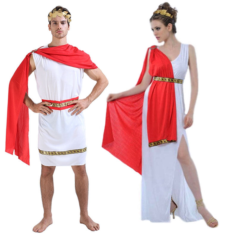

New Greek Greece Roman Goddess Costume Children Adult Halloween Fancy Dress
