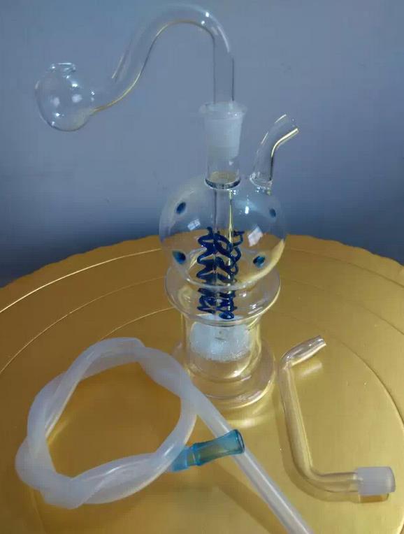 

Free shipping wholesalers ----- 2015 new Color point within the filter sand core glass hookah / glass bong, style random delivery, send a fu