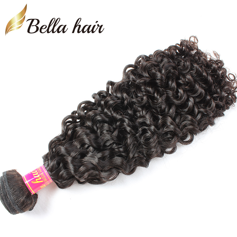 

bellahair brazilian bundle curly weaves human virgin hair bundles double weft 12 30 full hair ends wefts extension natural color