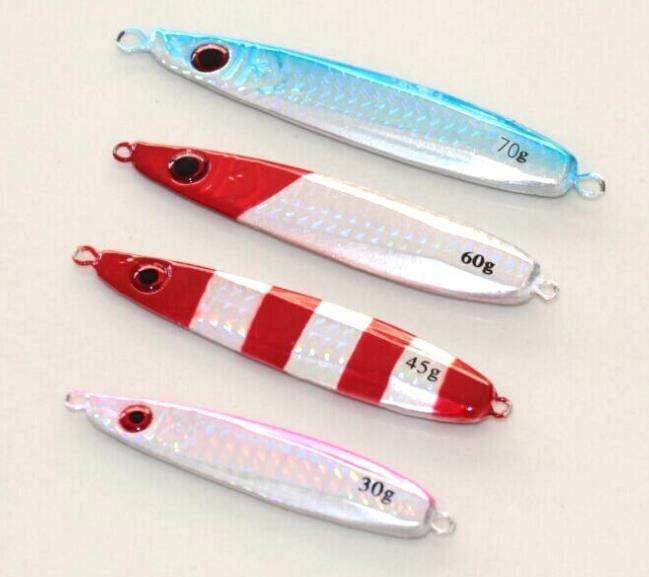

New 30g 45g 60g 70g Lead Fish Jigs Lures Bionic iron metal bait Cast fishing crankbaits