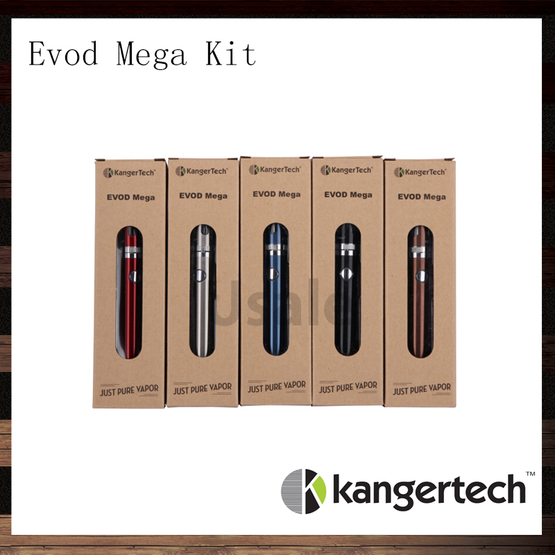 

Kanger Evod Mega Kits Kangertech Evod Mega E-cigarette Starter Kit With 2.5ml Atomizer 1900 mAh Battery 100% Original VS Subox Mini Kit