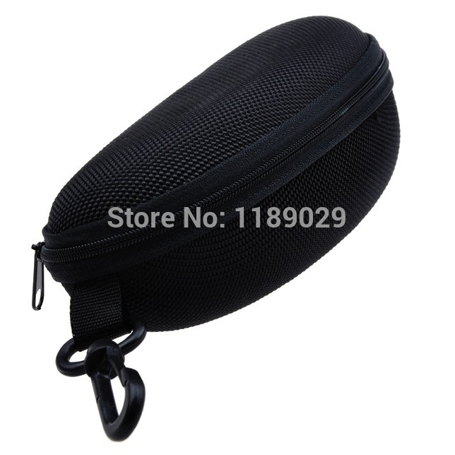 

Wholesale-Black Fashion Hard Zipper Bag Protector Case Storage Box Holder Eyewear Accessories for Eyeglasses Sunglasses Sun Eye Glasses