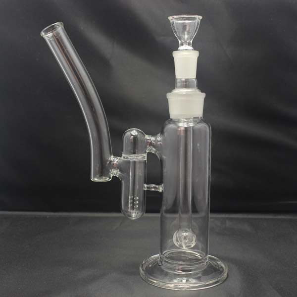 

Double Chambered Glass Hookahs Bong with Detachable Showerhead Downstem