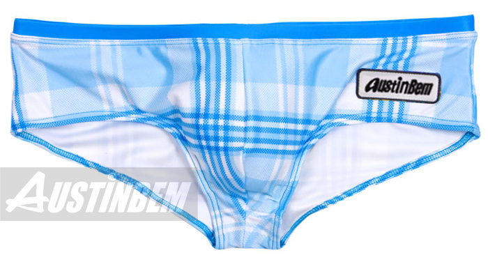 

Wholesale-New Mens low rise sexy fashion swimwear trunk boxer brief swimsuit Briefs swimwear free shipping, Blue