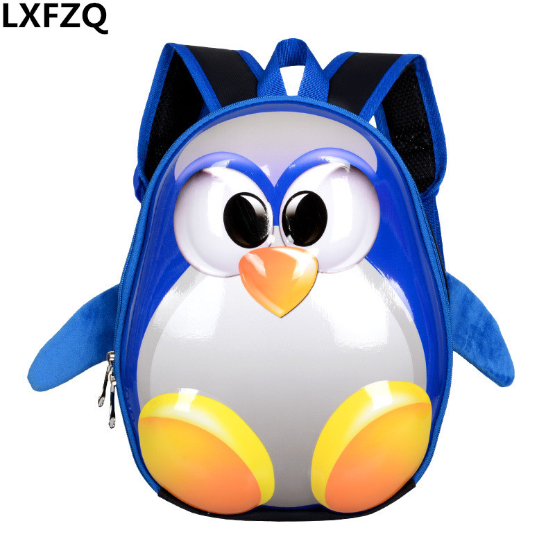 

Children 'S School Bags 3d Mochila Escolar Menino Kindergarten Backpack For Girls Small Penguin Knapsack Kids Bag, Please choose