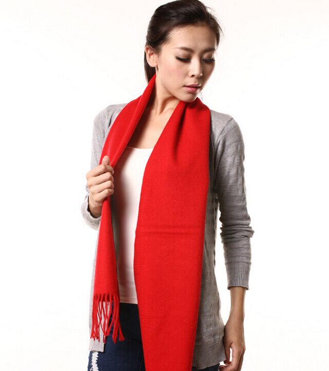 

solid 100% wool scarf Shawl Wrap Women's Girls Ladies mens Scarf Soft Scarf Christmas gift Size:180*30cm mixed 7pcs/lot #3954