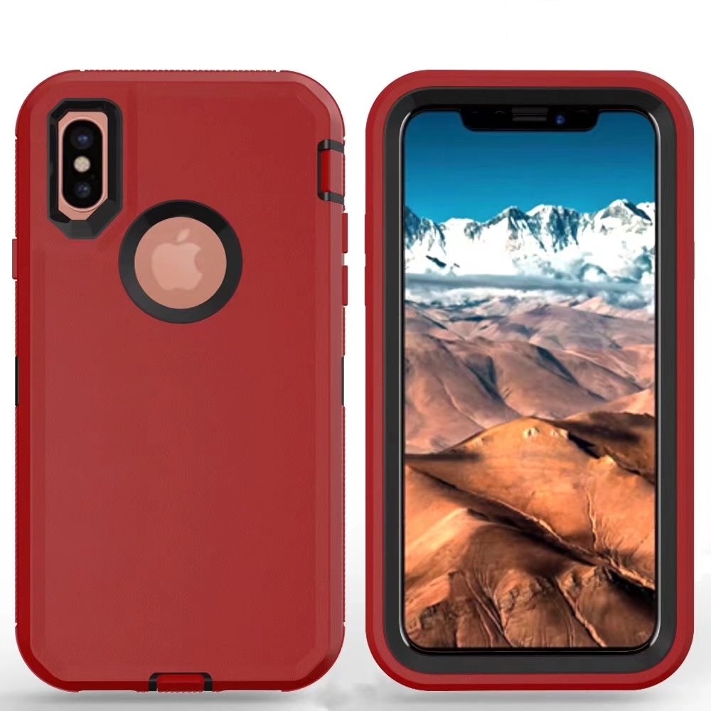 

Heavy Duty Cases For iPhone 12 Mini 11 Pro X XR Xs Max 6 6S 7 8 Plus ForSamsung S21 S20 Ultra + S10e S10 S9 S8 S7 edge Note 20 10 9, Case only;no belt clip remark colors