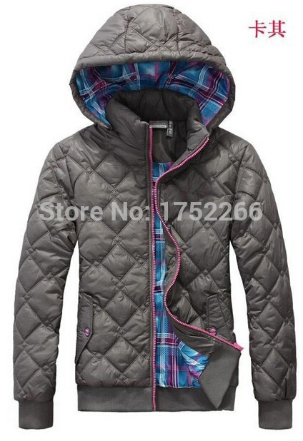 Wholesale-Livraison gratuite Hiver Nouvelle marque Femmes à capuche à capuchon de coton de coton à la mode veste rembourrée en coton