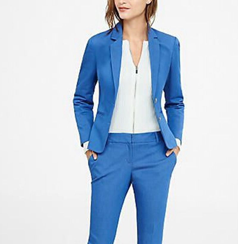 

Fashionable ladies blue office suit, ladies business blue suitoffice uniform styleprofessional uniformsDesign of women jacket + trousers cus, Purple