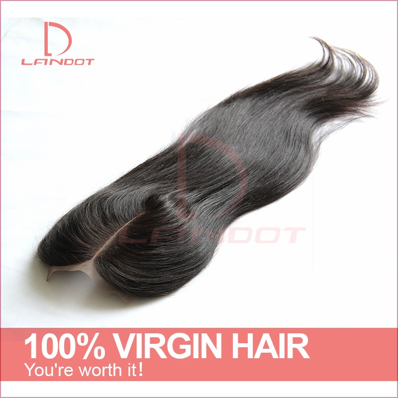 

Grade 6A Peruvian Straight Lace Closure Virgin Human Hair Top Swiss Lace Closures 4X4 Size Free/Middle/3 Way Part Peruvian Lace Closure, Natural color