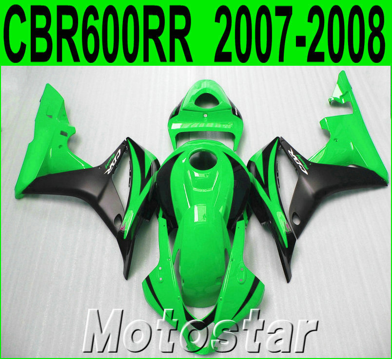 

Free shipping fairing kit for HONDA Injection molding CBR600RR 2007 2008 bodykits CBR 600RR F5 07 08 matte black green fairings KQ16, Same as the picture shows