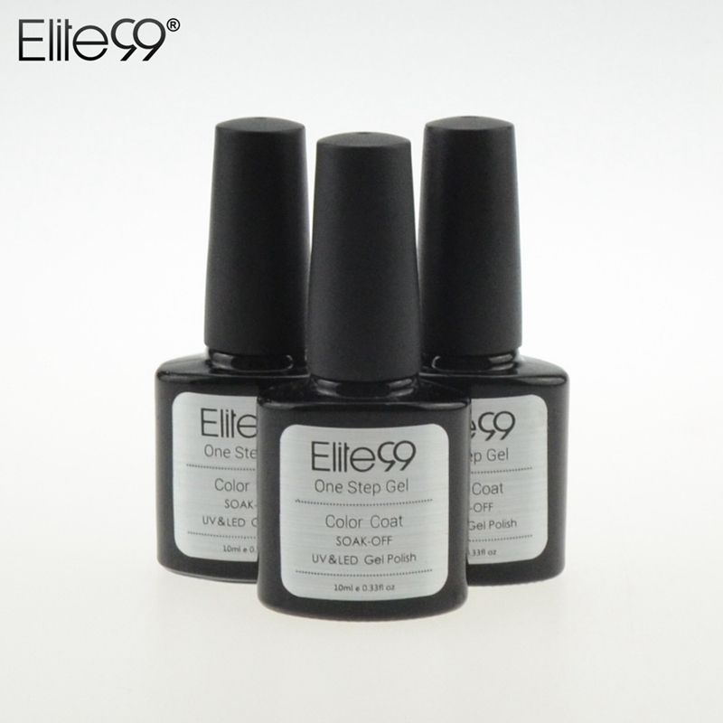 

Wholesale-Elite99 No Base Top Nail Art Color Hot One Step Gel Polish Nail Laquid Choose 2 colors out of 60 colors Nail Gel Polish
