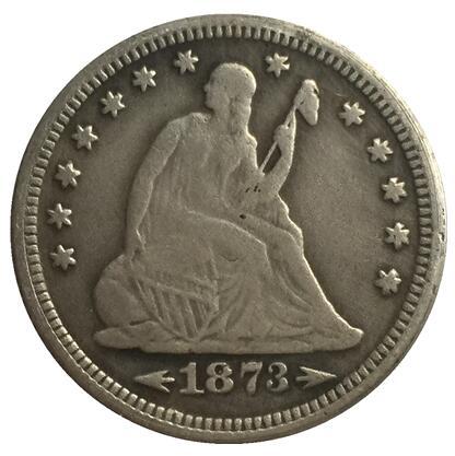 

1873-CC Seated Liberty Quarter COPY FREE SHIPPIN