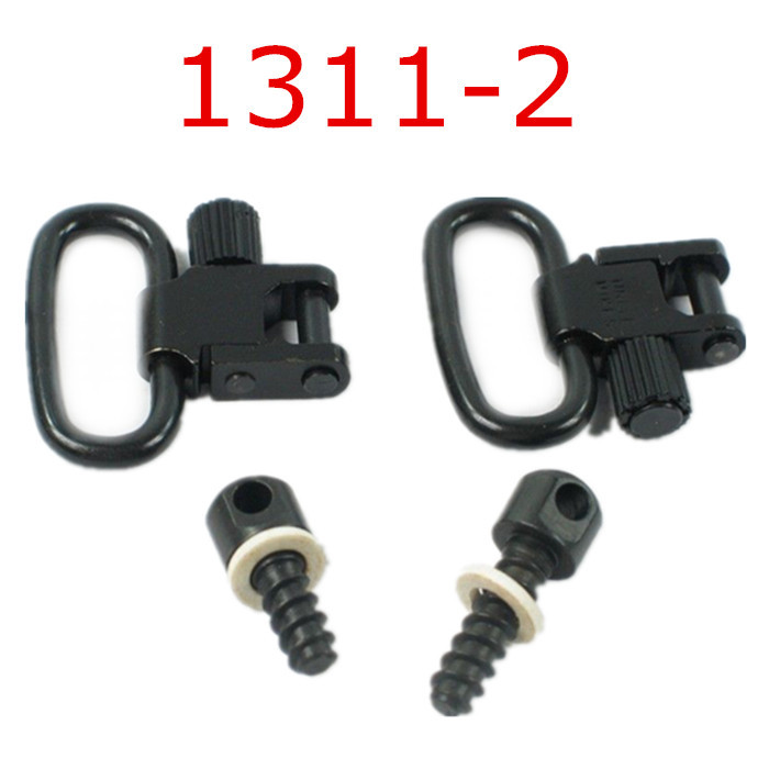 ACTIVE-8 QD Sling Swivel Nickel Plated 1.0 inch Silver with Quick Release Sling Mounting Kit Stud Screws ACTIVE-8 QD Sling Swivel Nickel Plated 1.0 inch Silver with Quick Release Sling Mounting Kit Stud Screws