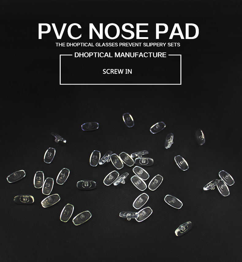 

PVC nose pad, glasses nose pad 2000pcs/lot screw in eyewear part free shipping 11.5mm for glasses shop